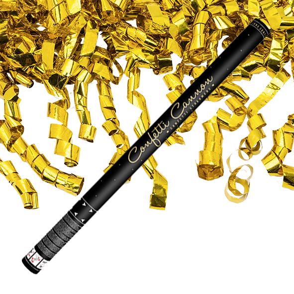 Confetti Cannon 80cm Gold Streamers T&T FIREWORKS, vuurwerk shop in