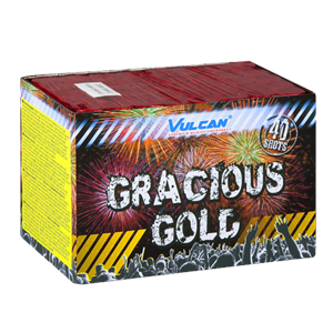 1144 Gracious Gold Vulcan Europe Stil Vuurwerk Diervriendelijk Vuurwerk Low Noise Fireworks T&T Fireworks