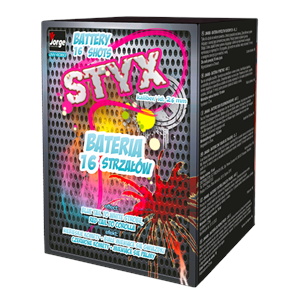 JW4060 Styx Jorge Styx 16Sh 16 Shots Vuurwerkbatterij Jorge Fireworks Cake Compact T&T Fireworks