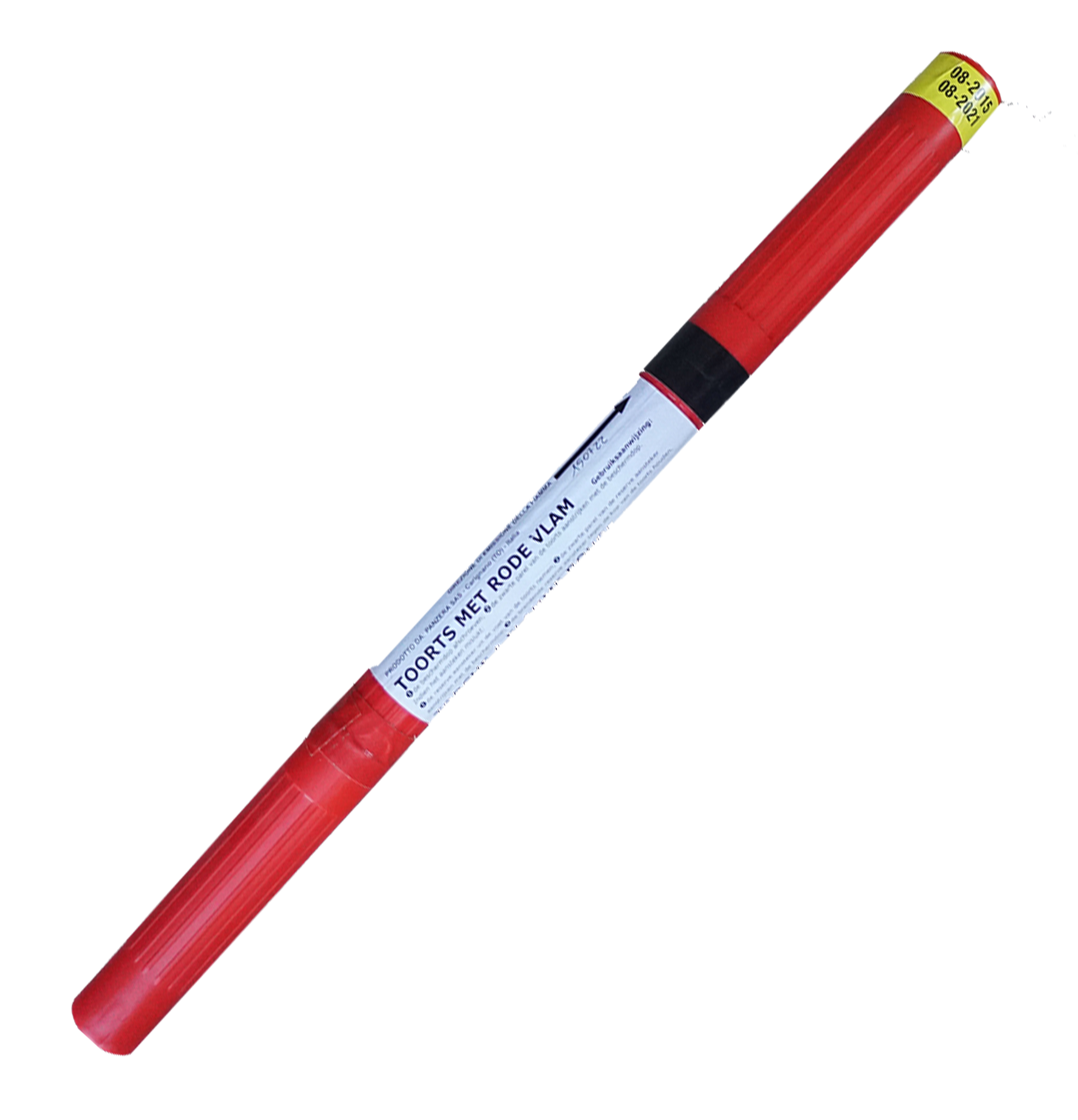 Groot Bengaals Vuur Spoorwegbengaal Panzera Italië Italian Bengal Fire Torch Bengal Torch Big Red Flame Rode Vlam