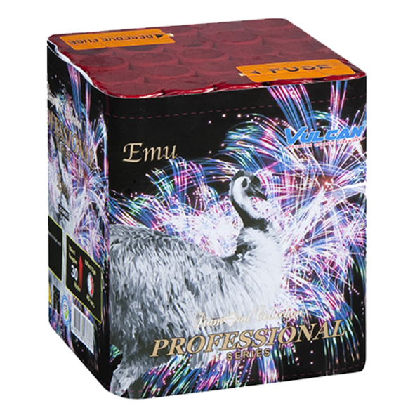 DC218 Emu Emu Vulcan Diamond Collection Diamond Collectie Vulcan Europe Vulcan Fireworks Professional Fireworks Cake Compact T&T Fireworks