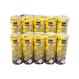 JFS 1 Yellow Smoke Fountain (Pack Of 5) Gele Rook Jorge Fireworks
