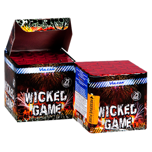 1104 Wicked Game Wicked Game Vulcan Verpakking Vulcan Europe Vulcan Fireworks Cake Compact Vuurwerkbatterij T&T Fireworks