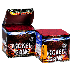 1104 Wicked Game Wicked Game Vulcan Verpakking Vulcan Europe Vulcan Fireworks Cake Compact Vuurwerkbatterij T&T Fireworks
