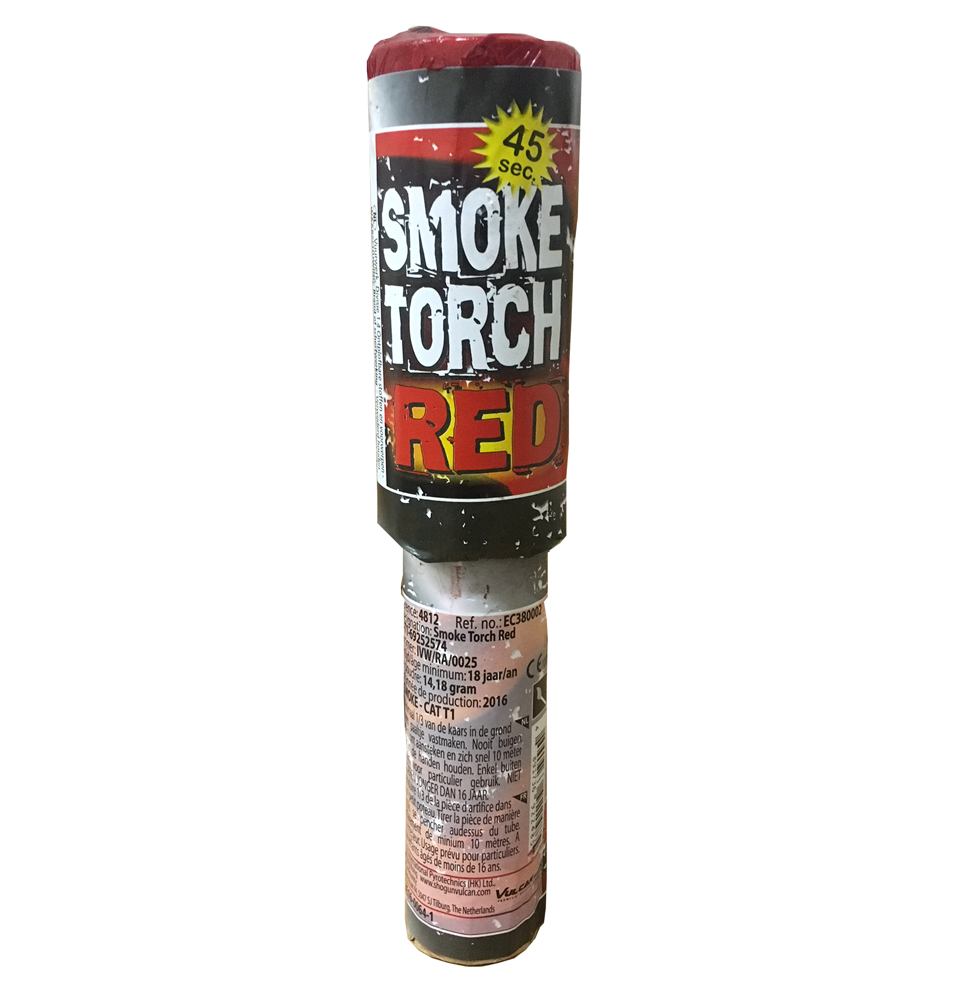 80001 Smoke Torch Red Rode Rookfakkel Rode Rookbom Vulcan Rode Rookstaaf Red Smook Rode Rook