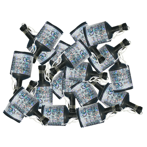 5012 Party Poppers Partypoppers Confetti Zilver Confetti Tafelconfetti Zilveren Partypoppers Vulcan Europe T&T Fireworks