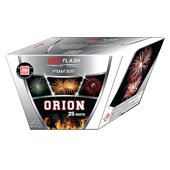PXB2308 Orion Piromax Fireworks Piromax Fajerwerki Vuurwerkbatterij Waaier T&T Fireworks