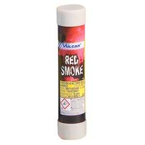 80021 Smoke Device Red Rode Rook Met Strijkkop Rode Rookfakkel Vulcan Europe Red Smoke