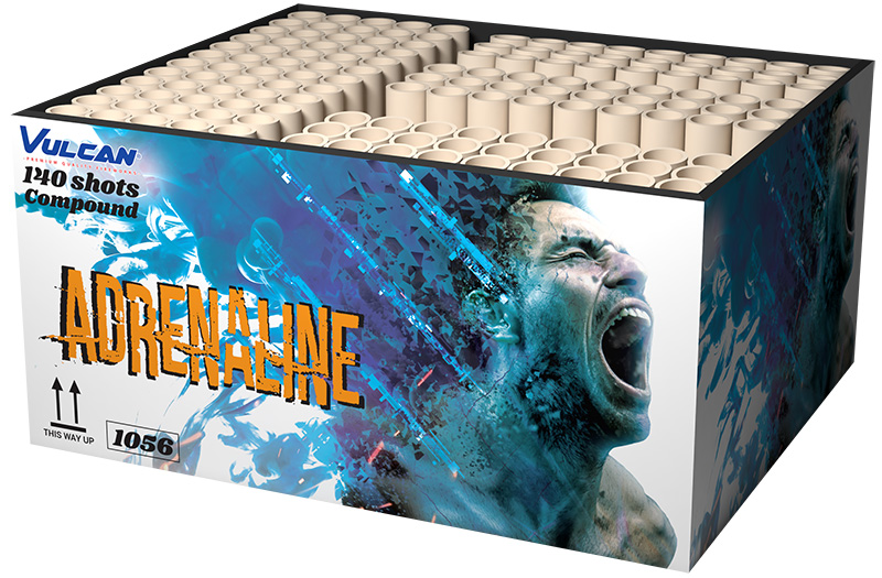1056 Adrenaline Compound Vulcan Europe T&T Fireworks Siervuurwerk