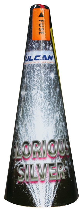 1168 Glorious Silver Vuurwerkfontein Zilver Silver Fountain T&T Fireworks Diervriendelijk Vuurwerk