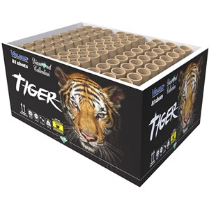 DC805 Tiger T&T Fireworks Fan Shape Vulcan Europe Siervuurwerk Consumentenvuurwerk Vuurwerkshop