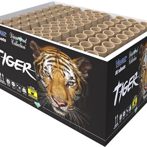 DC805 Tiger T&T Fireworks Fan Shape Vulcan Europe Siervuurwerk Consumentenvuurwerk Vuurwerkshop