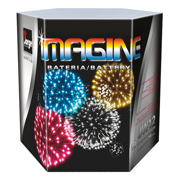 JW12 Imagine Jorge 19 Shots Vuurwerkbatterij Jorge Fireworks Cake Compact T&T Fireworks