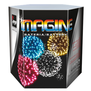 JW12 Imagine Jorge 19 Shots Vuurwerkbatterij Jorge Fireworks Cake Compact T&T Fireworks