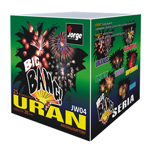JW04 Uran Big Bang Serie Jorge Fireworks Jorge Fajerwerki Stil Vuurwerk Diervriendelijk Vuurwerk Low Noise Fireworks T&T Fireworks