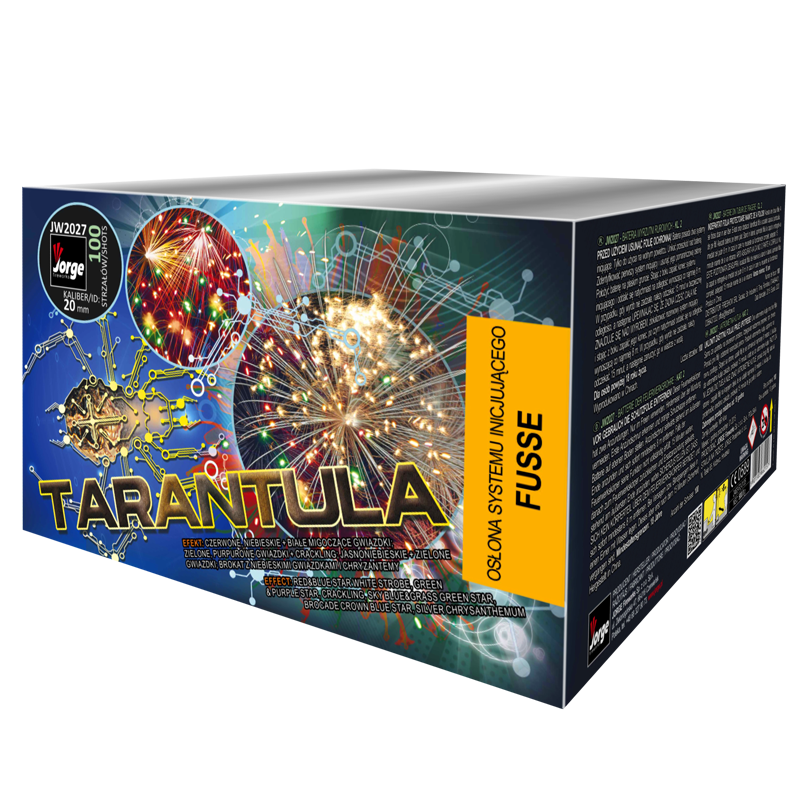 JW2027 Tarantula Jorge Fireworks T&T Fireworks Bvba Tarantula Jorge JW2027 JW Pools Vuurwerk
