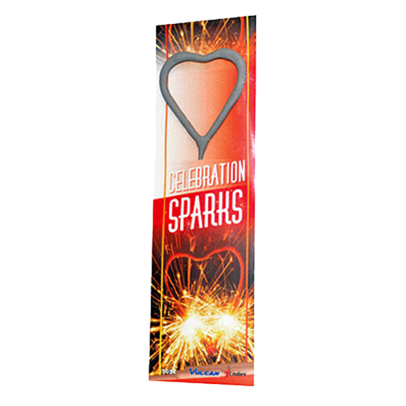 5034 Heart Shaped Sparkler Sterretjes Sparklers Hartvormige Sparkler Sparkler Hartje Hartvormig Sterretje Vuurstaafje Hartje Hartjesvuurwerk Vulcan Europe T&T Fireworks